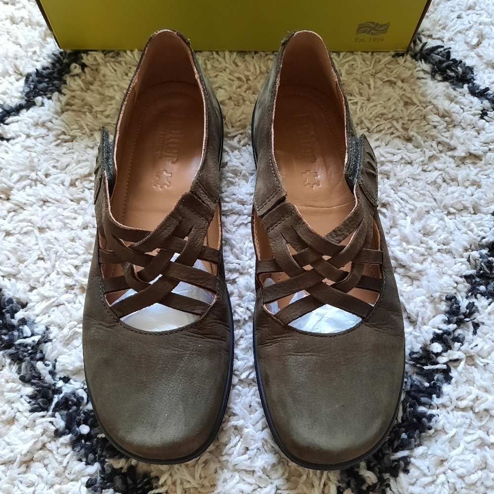 COPY - Hotter Sharon Mary Jane nubuc shoes
